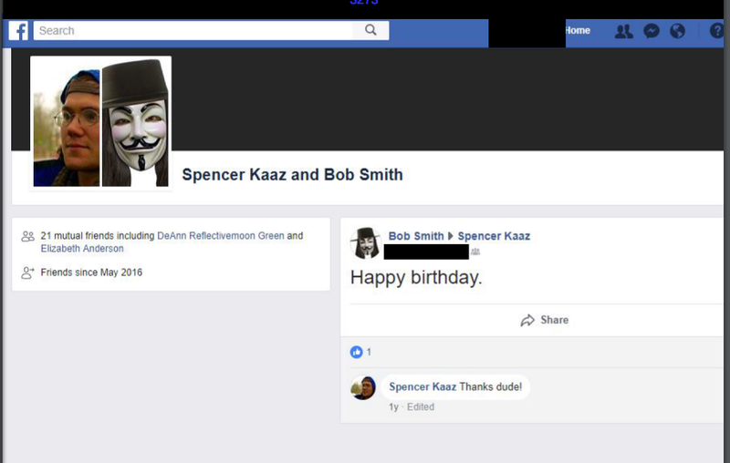 An undercover officer wishes a protestor happy birthday